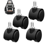 Paquete de 4 ruedas giratorias para limpiadores de alfombras Bissell Little Green HydroSteam 3605 3618 3532 3605F 3605P Reemplaza 1638909