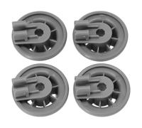 Paquete de 4 ruedas inferiores para lavavajillas Bosch para siemens para lavavajillas Neff, 611475 00611475 165314 rodillos de repuesto, rueda inferior ABS, 37 mm, gris, juegos de piezas de repuesto