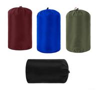 Paquete de 4 sacos de compresión ultraligeros para camping y viajes, ideales para guardar sacos de dormir y chaquetas (juego 2 8L)