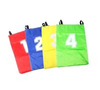 Paquete de 4 sacos de salto para juegos al aire libre, fiesta de cumpleaños, actividades de carreras, bolsas de carreras, juego de grupo, entrenamiento de coordinación