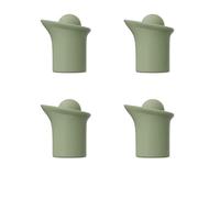 Paquete De 4 Sellos Universales Para Botellas De Vino Cerveza Y Condimentos Textura De Silicona Diseño Único Que Conserva Sabor Tapón De Botella