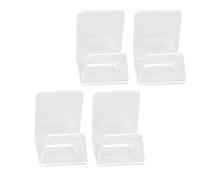 Paquete de 4 Soportes de Esponja para Fregadero de Cocina, Soporte de Esponja Adhesivo, Paños de Cocina, Almohadillas para Fregar, Carrito para Fregadero, para Almacenamiento de y Baño,