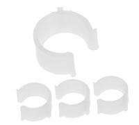 Paquete de 4 soportes para barra de cortina, hebillas de soporte para soportes de cortina de fondo, clips de cierre ajustables para una fácil instalación y mayor estabilidad