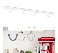 Paquete de 4 soportes para batidora compatibles con accesorios de batidora Kitchen Aid (blanco)