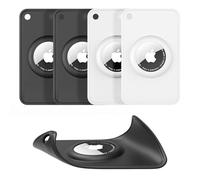 Paquete de 4 soportes para billeteras Airtag - Tarjetero delgado de silicona para Apple Airtag - Tarjetero ultrafino para bolsos, bolsos, carteras de mochila y bolsas de mano