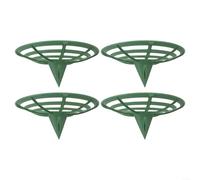 Paquete de 4 soportes para plantas de melón, cesta de frutas de plástico resistente para melón, calabaza, sandía, bandeja colgante de jardín