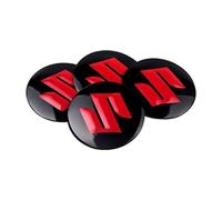 Paquete de 4 Tapacubos para Suzuki Xbee 2017-56mm, Tapas Centrales Pegatina para Tapa de Llanta Cubierta Central de Rueda de Coche Pegatina de Insignia,BlackB