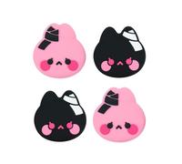 Paquete de 4 Tapas de Silicona para Joystick GeekShare compatibles con Switch/OLED/Switch Lite - Bunny & Kitty