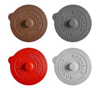 Paquete De 4 Tapas De Silicone Para Tazas, Tapas A Prueba De Polvo, Elegantes y Simples, Reutilizables