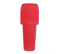 Paquete de 4 tapones de silicona para botellas de vino para sellar botellas de vino con eficiente sistema de bloqueo de aire para proteger el sabor y las burbujas (rojo)