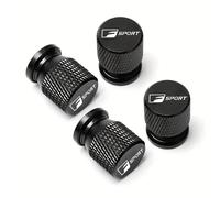 Paquete de 4 Tapones de Válvula de Neumático de Aluminio Premium - Impermeables y Duraderos, Compatibles con LEXUS F SPORT y Todas las Automóviles, Disponibles