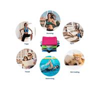 Paquete de 4 Toallas Refrescantes, Toallas de Gimnasio Transpirables, Toallas Refrescantes para Cuello y Cara para Gimnasio, Yoga, Camping, Fitness,