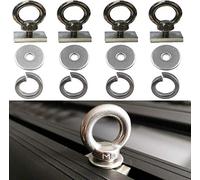 Paquete de 4 tornillos de acero inoxidable resistentes para barras de techo. También se puede utilizar para fijar el toldo 4WD y otros accesorios.