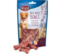 Paquete de 4 Trixie PREMIO Rice Duck Bones, 4 x 80 g