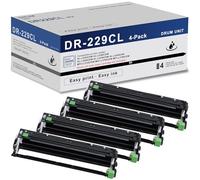 Paquete de 4 Unidades de Tambor DR229CL de Alto Rendimiento para Brother DR-229CL DR 229CL DR229CL DR229CL Tambor para Impresora MFC-L3720CDW HL-L3295CDW HL-L3300CDW HL-L8245CDW MFC-L8395CDW