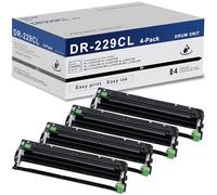 Paquete de 4 Unidades de Tambor DR229 e Alto Rendimiento para Brother DR-229 R 229 R229 R229CL Tambor para Impresora MFC-L3720CDW HL-L3295CDW HL-L3300CDW HL-L8245CDW MFC-L8395CDW