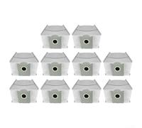 Paquete de 4 y 10 bolsas de repuesto para Ecovacs para Deebot X9 Pro y para OmniX9 Pro Robot Cleaners (paquete de 10)