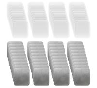 Paquete De 40 Almohadillas Adhesivas De Doble Cara, 40 Piezas De Almohadillas Adhesivas Esmeriladas De Una Cara, Almohadillas Adhesivas A Prueba De Agua Y Humedad