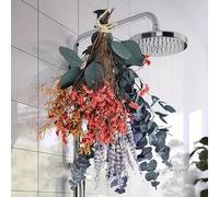 Paquete de 40 piezas de eucalipto seco con hojas de eucalipto preservadas naturales de lavanda, para colgar en la ducha de aromaterapia, decoración del hogar, baño, boda, florero, vegetación