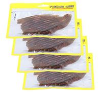 Paquete de 40 Piezas de Silicona Suave con Forma de lombriz de Tierra se?uelo de Pesca Cebo simulaci¡§?n Artificial Aparejos de Pesca Accesorio(1#),carnada