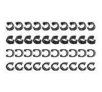 Paquete de 40 soportes para línea de freno de bicicleta, adaptador de conversión ligero y duradero para una fácil instalación, resistentes a la intemperie
