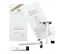 Paquete de 400 maquinillas de afeitar desechables envueltas en papel, paquete de 400 maquinillas de afeitar y 400 unidades, crema de afeitar a granel de un solo uso, tamaño de viaje, suministros de