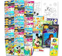 Paquete de 48 libros para colorear para niños con utensilios para colorear, juego de recuerdos de fiesta a granel para niños, superhéroes, princesas, personajes de dibujos animados, libros de