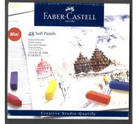 Paquete de 48 pasteles CRETE, FABER-CASTELL, alta pigmentación