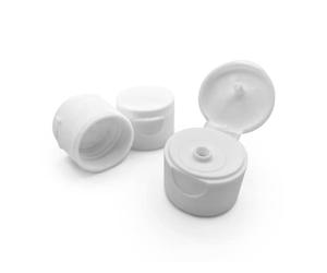 Paquete de 48 tapas de repuesto 24/410 blancas para botellas exprimibles, diámetro del cuello 24 mm, dispensador de tinta