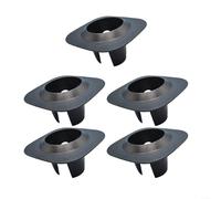 Paquete de 5/10 protectores de cabezal de aspersor de PVC para sistema de riego de césped, evita daños en la cortadora y el crecimiento excesivo, disco fácil de instalar para jardín, patio, pasarela