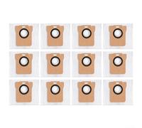 Paquete de 5/6/10/12 bolsas de polvo a prueba de fugas para Xiaomi para aspiradora robot Mijia X20 PLUS | Bolsas de basura desechables selladas de alta filtración con filtro multicapa (12 piezas)