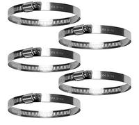 Paquete de 5 abrazaderas para manguera de 91 a 114 mm abrazaderas ajustables para conductos para sujetar mangueras y tubos