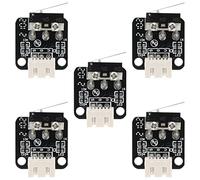 Paquete de 5 accesorios de pieza de impresora 3D, interruptor de límite, interruptor mecánico, interruptor de topes finales para RepRap CR-10 10S Ender 3 Pro S4 S5 Series por GUBCUB