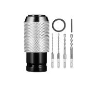 Paquete de 5 adaptadores de llave con broca para mejorar la estabilidad, conversión multifunción, durabilidad, adaptación de acero