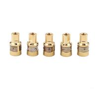 Paquete de 5 adaptadores difusores de gas de soldadura Mig de cobre 169-716 compatible con Miller M-10 M-15 y para antorchas Hobart serie H para un flujo estable