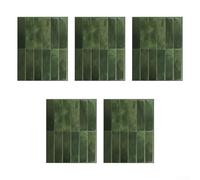 Paquete de 5 adhesivos de pared de poliuretano de goteo 3D para mejorar la pared interior, impermeable, compatible con paredes residenciales lisas (A)