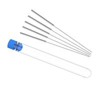 Paquete de 5 agujas de limpieza de acero inoxidable MK8E para boquillas de impresión 3D.
