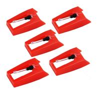 Paquete de 5 agujas para tocadiscos de vinilo y fonógrafo LP