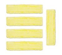 Paquete de 5 almohadillas de repuesto compatibles con Kärcher WV5/WV2 accesorios de aspiradora de ventana, piezas de repuesto para limpiador de ventanas, cubierta de microfibra de repuesto, accesorios