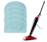Paquete de 5 almohadillas de repuesto para limpiador de vapor Lei*fheit Clean*Tenso Po*wer 2.0, paños de repuesto de microfibra para fregonas de vapor, limpieza profunda de todos los suelos