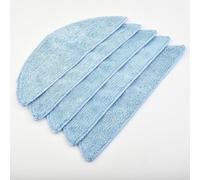 Paquete de 5 almohadillas lavables compatibles con Ecovacs para aspiradoras ozmo U2 y U2 Pro, paños de limpieza de microfibra reutilizables para suelos duros del hogar