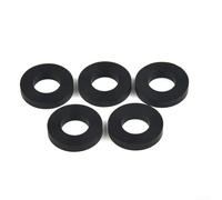 Paquete de 5 anillos de sellado de silicona para botellas SodaStream, juntas de repuesto negras para reparación de boquillas, sello a prueba de fugas de 0,9 cm de diámetro exterior para el hogar para