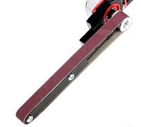 Paquete de 5 bandas de lijado de óxido de aluminio de 520 x 20 mm para herramientas de lijado de banda, rango de grano 40-1000 para metal, madera, cuero para preparación de superficies, tiras de