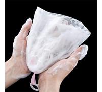 Paquete de 5 bolsas de jabón hechas a mano, para crear espuma rica en tu rutina de baño (rosa)