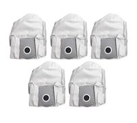 Paquete de 5 bolsas de polvo de repuesto compatibles con ECOVACS para robot aspirador Deebot T50 PRO para mantener la potencia de succión y limpiar suelos