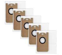 Paquete de 5 bolsas de polvo para Tapo RV30 Max Plus, RV20 Max Plus, RVA202, filtración eficiente, gran capacidad, fácil instalación, telas no tejidas resistentes, color blanco