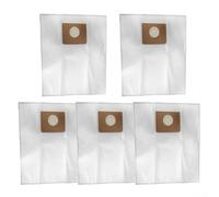 Paquete de 5 bolsas de repuesto para aspiradora Karcher NT 48/1 NT65/2 NT75 NT70 NT80 6.904-285.0, 41.5 x 48.5 cm, color blanco