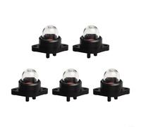 Paquete de 5 bombillas de imprimación para motosierra, carburador, manguera de línea de combustible compatible con poulan para mcculloch para echo recortadora de gas, soplador, cortacésped