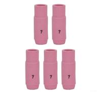 Paquete de 5 boquillas de alúmina TIG 10N47 orificio de 11 mm diseñado para su uso con WP 17 18 26 y compatible con antorchas TIG para mejorar la cobertura de gas