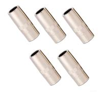 Paquete de 5 boquillas de gas de soldadura MIG de cobre KP2742-1-62R Boquilla roscada de 5/8 pulgadas compatible con equipos Lincoln PRO 250L y PRO 300L